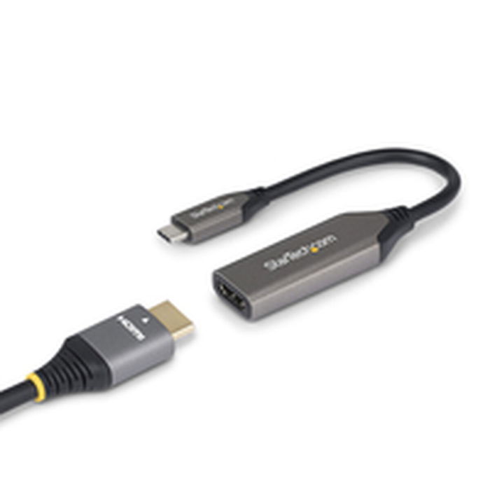 Câble USB Startech 112B-USBC-HDMI21 Gris 20 cm