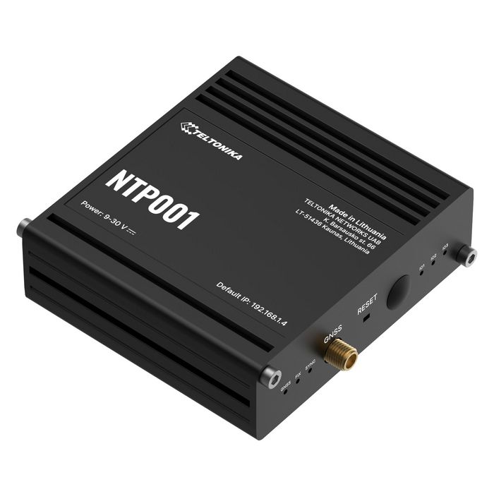 Teltonika Networks Serveur NTP NTP001 GPS de précision avec ports série et entrées/sorties numériques, IP30, pour industrie Teltonika Networks Serveur NTP NTP001 GPS de précision avec ports série et entrées/sorties numériques, IP30, pour industrie