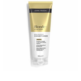 John Frieda BLONDE+ REPAIR SYSTEM Acondicionador Reparador 250 ml - Après-shampoing réparateur pour cheveux blonds, technologie Bond Building Plex