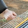 Barbecue Portable Aktive Acier 89 x 32 x 22 cm Jaune