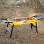 Color Baby - Barbecue Charbon de Bois Pliable, Dimensions 89 x 22 x 32 cm