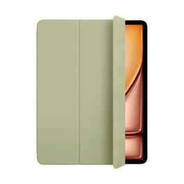 Apple Smart Folio pour iPad Air 13 (M2) – Coque protectrice en polyuréthane vert sauge, conception ajustée et légère