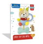 Clementoni Sonajero Peluche - Jouet d'éveil peluche chien doux 18x25x6 cm pour bébé dès 0 mois