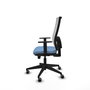 Piqueras y Crespo Chaise de Bureau Horna Bleu ciel et Blanc