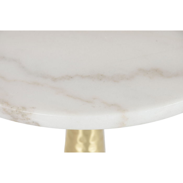 Home ESPRIT Table d'appoint Blanc Doré Home ESPRIT Table d'appoint Blanc Doré