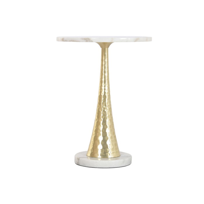 Home ESPRIT Table d'appoint Blanc Doré Home ESPRIT Table d'appoint Blanc Doré