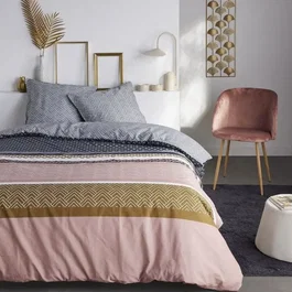 Today Parure de lit 2 personnes Sunshine 15.9 - 220 x 240 cm - 100% coton imprimé - Housse de couette et 2 taies incluses