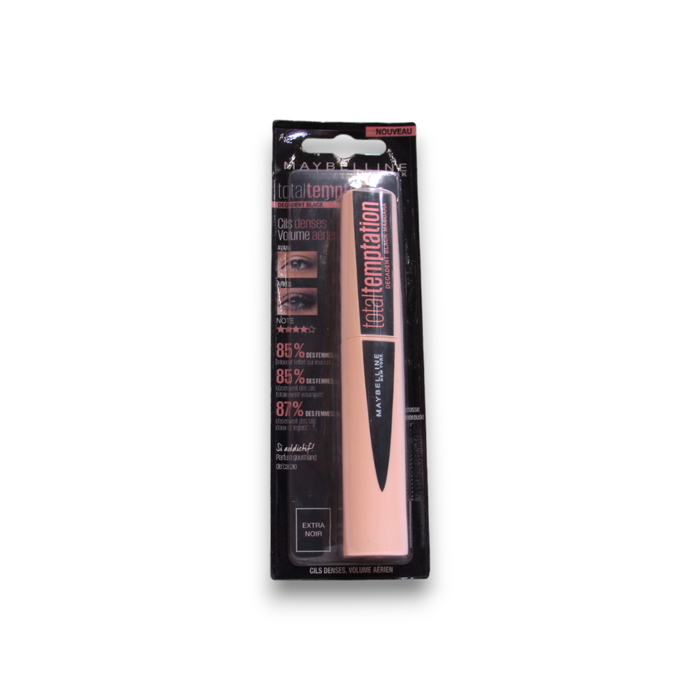 Maybelline Mascara Total Temptation Noir Décadent 8.6 ml - Maquillage des yeux Maybelline Mascara Total Temptation Noir Décadent 8.6 ml - Maquillage des yeux