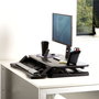 Fellowes Corsivo Sitz-Steh Workstation Noir