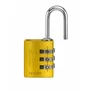 Abus Cadenas à combinaison 145/30, 3 chiffres, Aluminium jaune