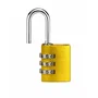 Abus Cadenas à combinaison 145/30, 3 chiffres, Aluminium jaune