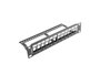 Lanberg Patch Panel 12 Ports Vide pour Rack 10" 1U Noir, Keystone Vide