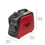 YAMATO Generateur Gasolina Inverter Silencioso 0,8 Kw Motor 4 Tiempos
