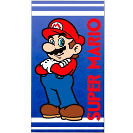 NINTENDO Serviette de bain 100% coton 140x70 cm Super Mario Bros