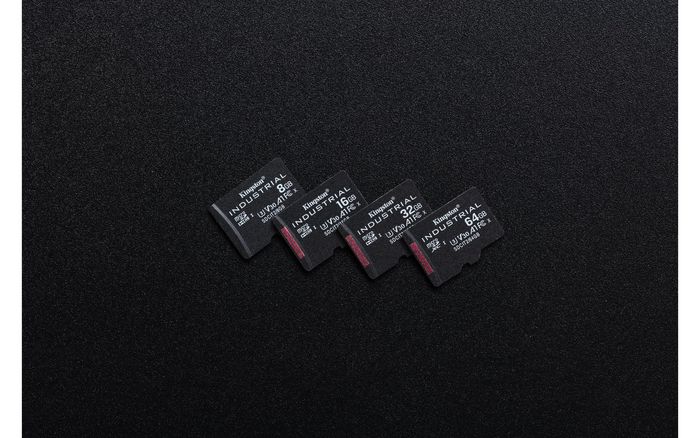 Kingston - Carte MicroSD Industrielle 16GB pour Conditions Extrêmes, Classe 10, UHS-I, U3, V30, A1, TLC NAND, Résistance -40 à 85°C