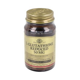 Solgar L-Glutathion 50 mg, 30 gélules végétales - Antioxydant, Vegan