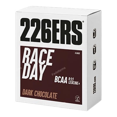 226ERS Race Day Bar BCAA 40G Dark Chocolate - Lot de 6 barres protéinées 226ERS Race Day Bar BCAA 40G Dark Chocolate - Lot de 6 barres protéinées