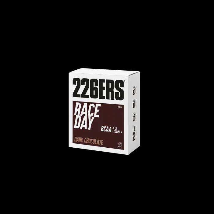 226ERS Pack de 6 Race Day Bar BCAAS Chocolat Noir 40g 226ERS Pack de 6 Race Day Bar BCAAS Chocolat Noir 40g