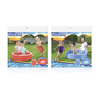 Bestway 51024 Piscine Gonflable Enfant 3 Anneaux Eco Couleurs Assorties 102x25 cm +2 Ans Jardin