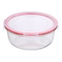 San Ignacio Toledo Boîte hermétique en verre borosilicate rouge 1200 ml Ø19 x 8 cm micro-ondable