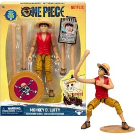 Figurine Articulée ONE PIECE Luffy - 15 cm - 12 Points d'Articulation avec Accessoires - Collection - À Partir de 4 Ans