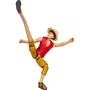 Figurine Articulée ONE PIECE Luffy - 15 cm - 12 Points d'Articulation avec Accessoires - Collection - À Partir de 4 Ans