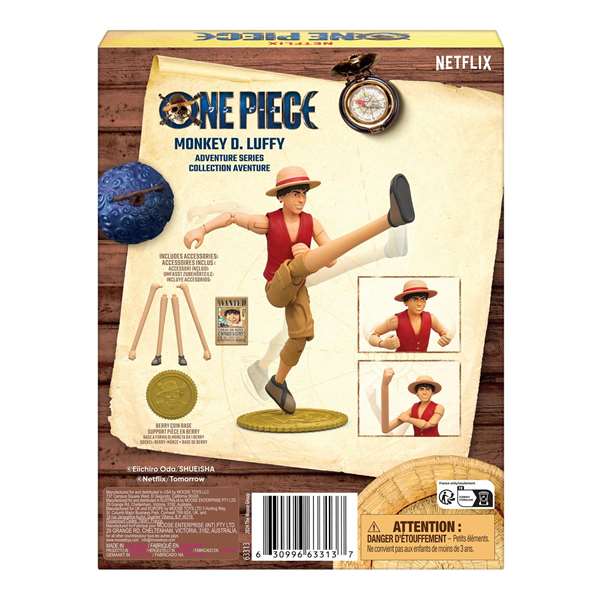 Moose Toys Figurine articulée Luffy 15 cm One Piece