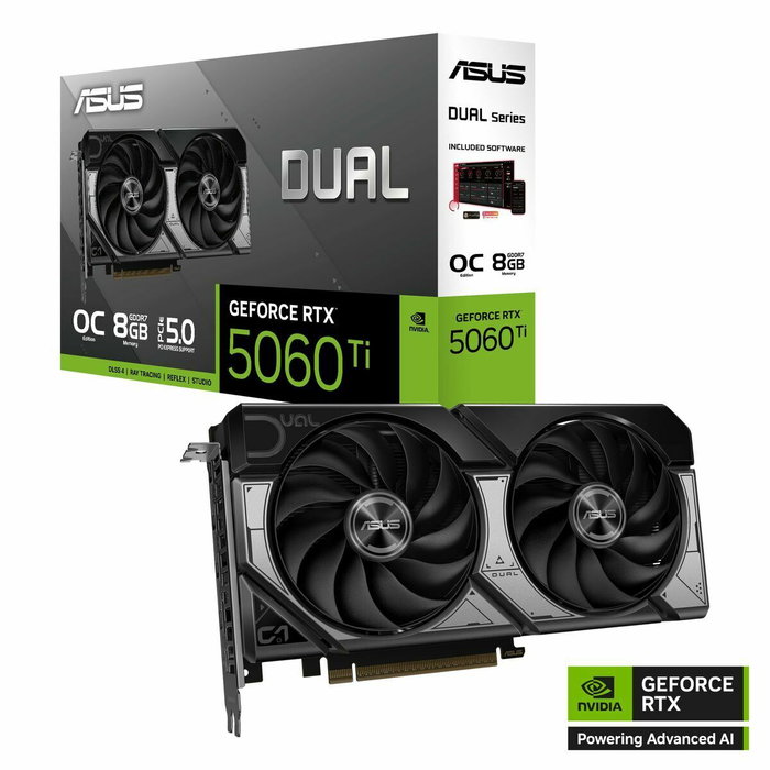 Carte Graphique Asus 90YV0MP2-M0NA00 geforce rtx 5060 ti 8 GB GDDR6 GDDR7