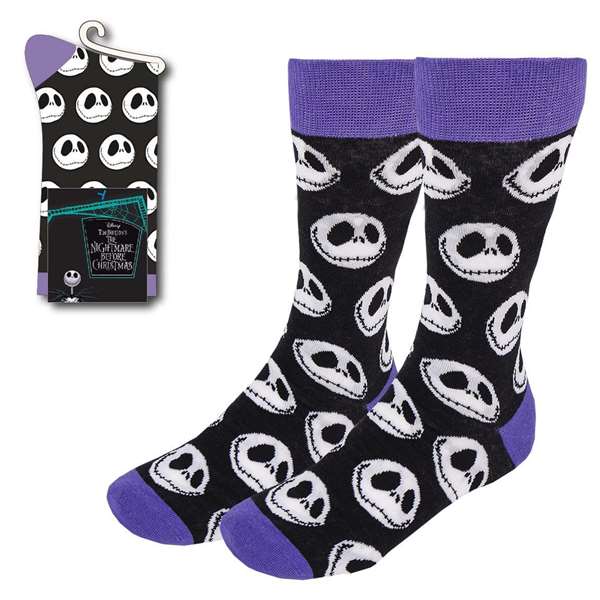 Disney The Nightmare Before Christmas Calcetines T3845 - Chaussettes motif film, tailles 38-45, pour adultes