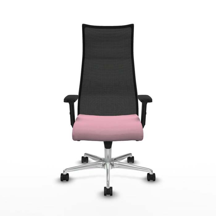 Piqueras y Crespo Chaise de Bureau Albacete Rose et Noir