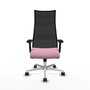 Piqueras y Crespo Chaise de Bureau Albacete Rose et Noir
