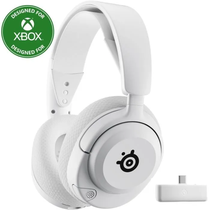 SteelSeries Arctis Nova 5X - Casque Gaming Sans Fil Bluetooth 2,4 GHz, Microphone ClearCast 2.0, Autonomie 60h, Compatible Xbox PS5 PC Mac Android Switch (Blanc) SteelSeries Arctis Nova 5X - Casque Gaming Sans Fil Bluetooth 2,4 GHz, Microphone ClearCast 2.0, Autonomie 60h, Compatible Xbox PS5 PC Mac Android Switch (Blanc)
