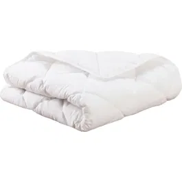 P'Tit Dodo Couette Chaude Mon P'tit Dodo 100x140 cm 1 personne, Enveloppe Coton, Piquage Losange, Fibre Creuse Siliconée Polyester, Blanc