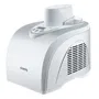 H.Koenig HF180 - Turbine à Glace - Capacité 1 L - Préparation Rapide (30-40 min) - 135 W - Affichage Numérique - Récipient Aluminium Amovible