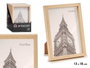 GIFTDECOR Lot de 24 cadres photo en plastique Naturel 13x18cm