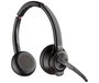 Poly Savi 8220 UC Casque Audio DECT avec Réduction Active du Bruit, Autonomie jusqu'à 13h, Liberté de Déplacement 180 m, Pour Bureau et Communications Unifiées