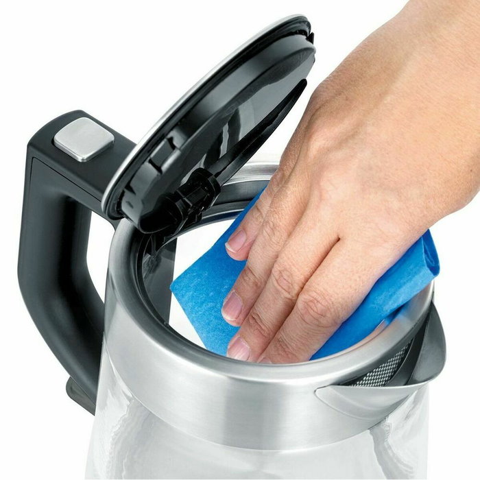 Bouilloire Électrique avec Voyant LED Severin WK 3468 Noir Transparent Acier inoxydable 2200 W 1 L