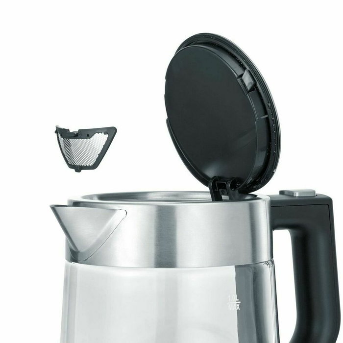 Bouilloire Électrique avec Voyant LED Severin WK 3468 Noir Transparent Acier inoxydable 2200 W 1 L