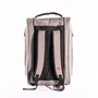 Siux Sac de padel Edge 42L blanc gris-beige - 2 raquettes, compartiment chaussures