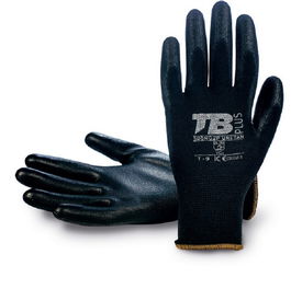 TOMAS BODERO Gant Noir Polyester Paume Polyuréthane 500NG2P Tailles 6-10 XL