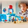 Lego LEGO DUPLO | Marvel 10464 Le Quartier Général de l'Équipe Spidey - Jeu des 2 ans - Moto