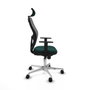 Piqueras y Crespo Chaise de Bureau avec Appui-tête Jorquera 1D086N2 Vert