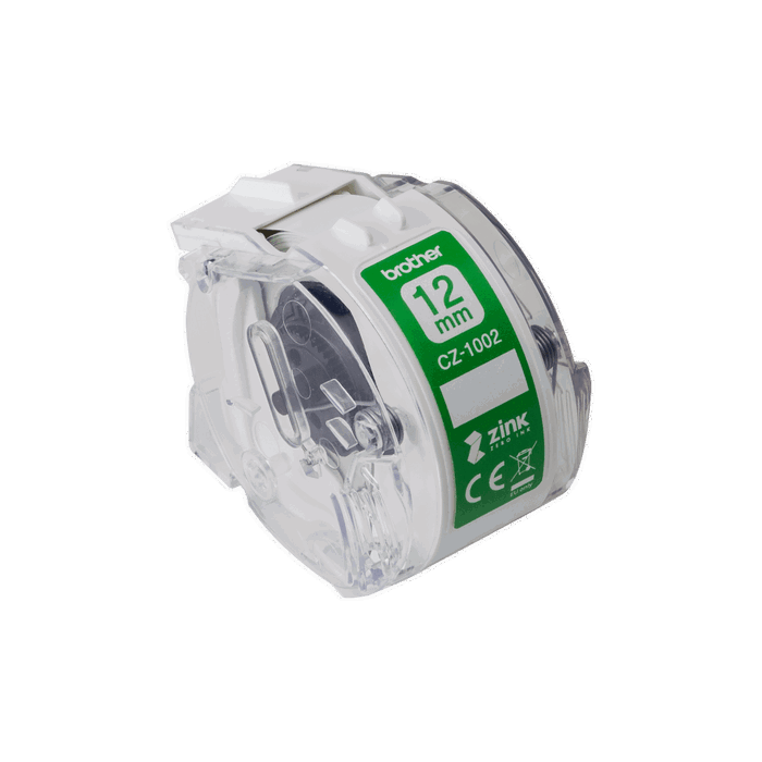 Brother CZ1002 Rouleau de Ruban Adhésif 12 mm x 5 m pour Imprimante VC-500W Étiquettes Couleur