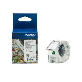 Brother CZ1002 Rouleau de Ruban Adhésif 12 mm x 5 m pour Imprimante VC-500W Étiquettes Couleur