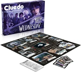 Winning Moves CLUEDO Mercredi - Jeu de société d'enquête inspiré de la série - Dès 12 ans