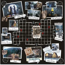 Winning Moves CLUEDO Mercredi - Jeu de société d'enquête inspiré de la série - Dès 12 ans