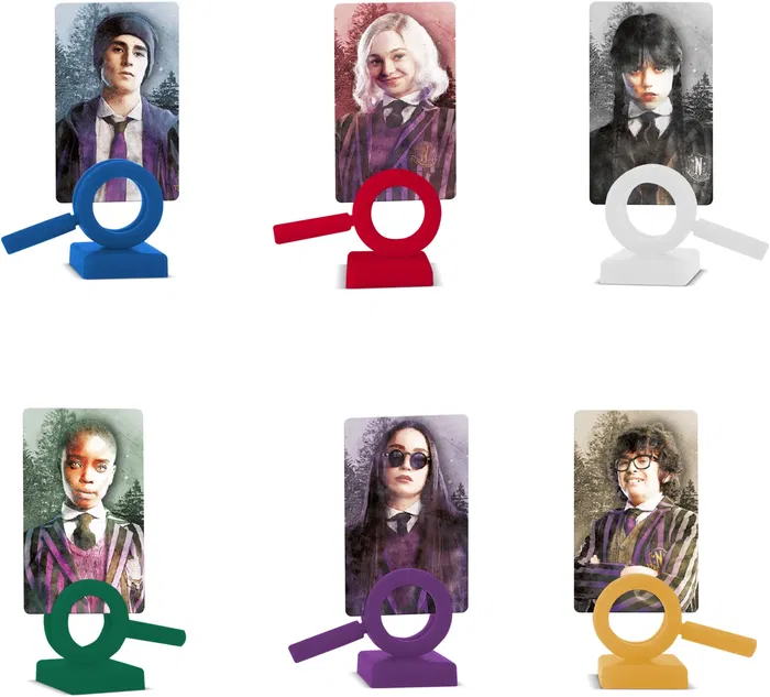 Winning Moves CLUEDO Mercredi - Jeu de société d'enquête inspiré de la série - Dès 12 ans