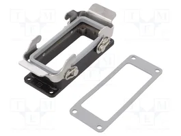 HARTING Boîtier pour connecteurs HDC Han® M taille 16B noir IP65
