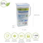 ORYX Jarra Plastico Cuadrada 1500 ml