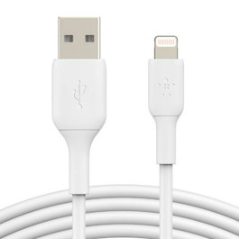 Belkin Boost Charge Câble USB-A vers Lightning 2 m Blanc